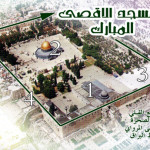 مواضع 4 معالم في المسجد الأقصى