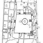 خريطة مفرغة للمسجد الأقصى المبارك (دليل المسجد الأقصى) (الاتجاه إلى الجنوب)